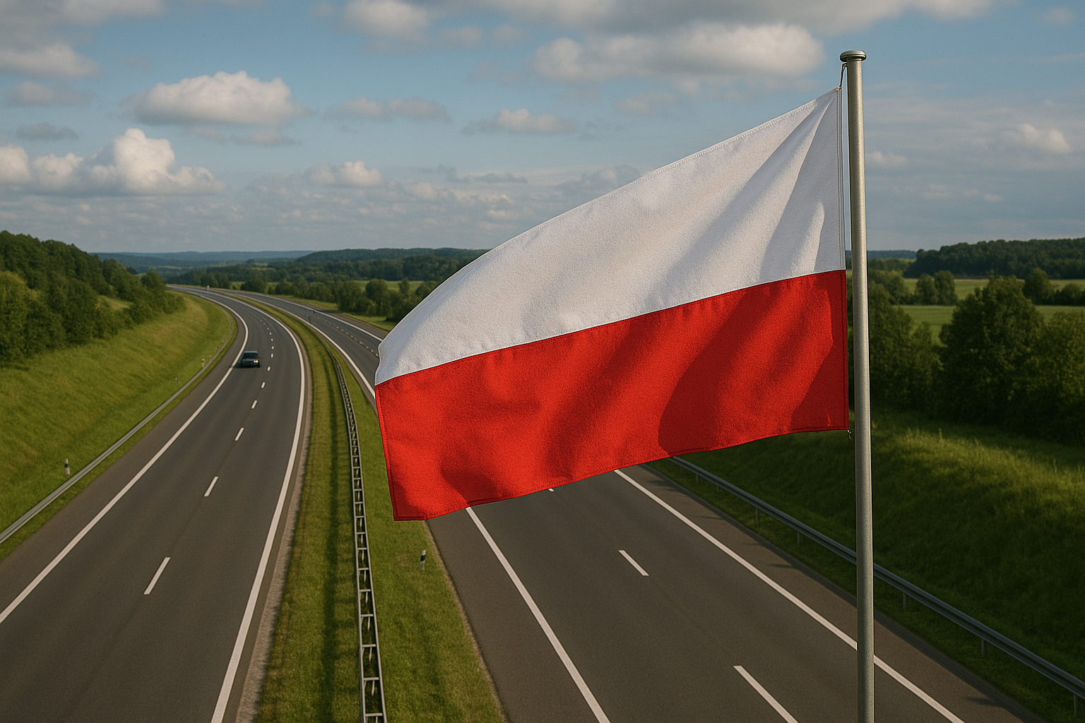 Dálniční známka Polsko – zpoplatněné dálnice a mýtné v roce 2025