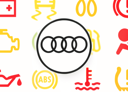 Kontrolky v autě Audi