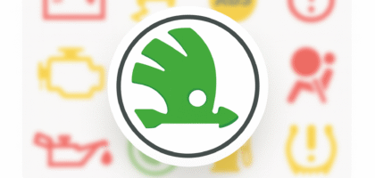 kontrolky v autě škoda