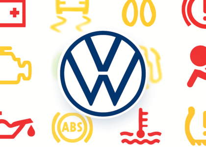 Kontrolky v autě Volkswagen