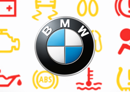 Kontrolky v autě BMW