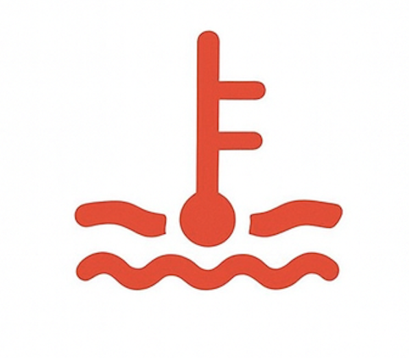 Kontrolka přehřátí chladicí kapaliny